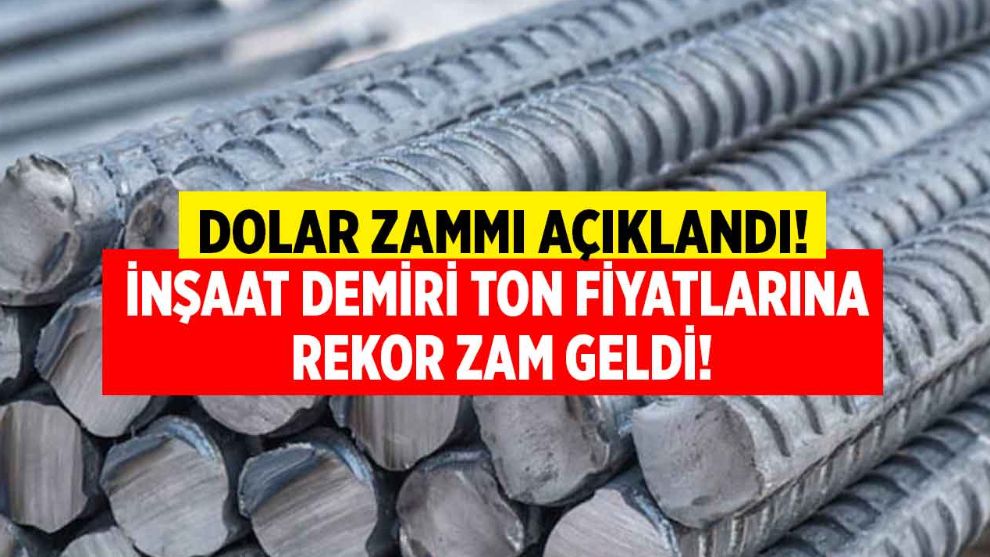 Demir fiyatları zamlandı işte güncel fiyatlar