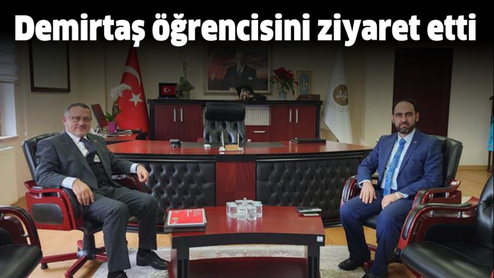 Demirtaş öğrencisini ziyaret etti