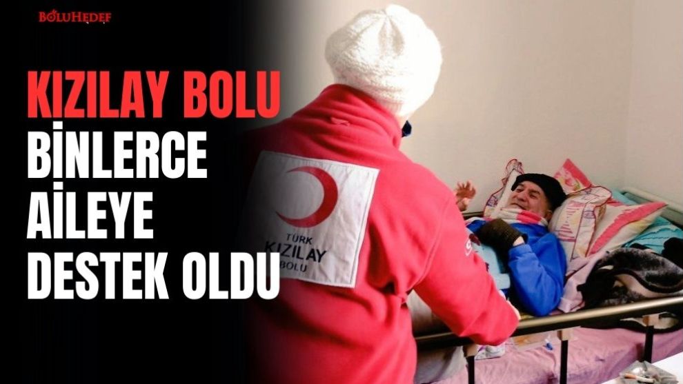 KIZILAY BOLU BİNLERCE AİLEYE DESTEK OLDU