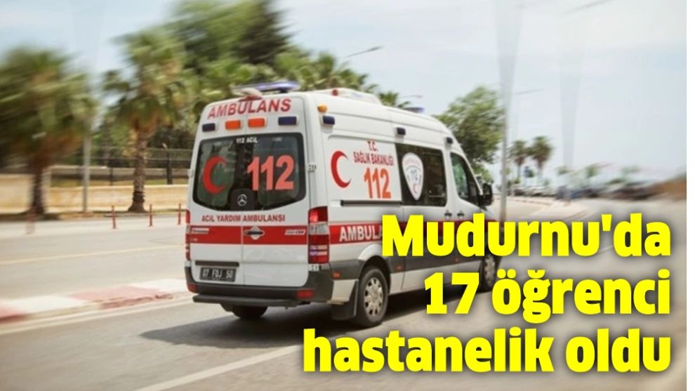 Mudurnu'da 17 öğrenci hastanelik oldu