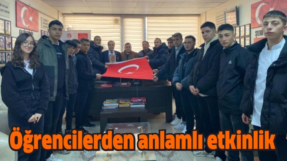 Öğrencilerden anlamlı etkinlik