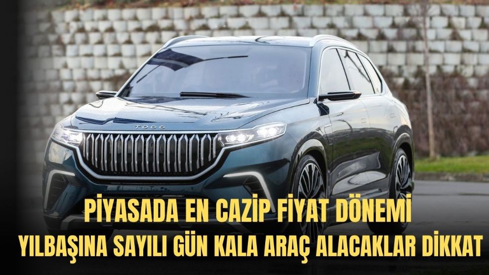 Piyasada ‘en cazip fiyat' dönemi: Yılbaşına sayılı gün kala araç alacaklar dikkat!