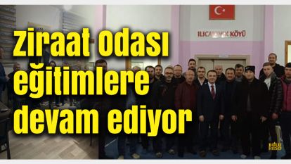 Bolu Ziraat Odası eğitimlere devam ediyor