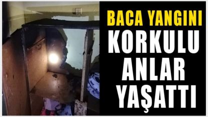 Bolu'da Baca yangını korkuttu