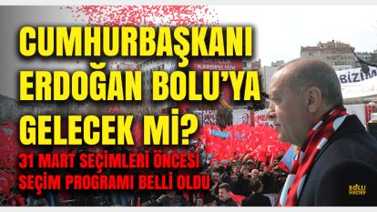 Cumhurbaşkanı Erdoğan'ın seçim programı açıklandı: Bolu'ya gelecek mi?