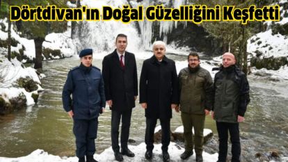 Dörtdivan'ın Doğal Güzelliğini Keşfetti