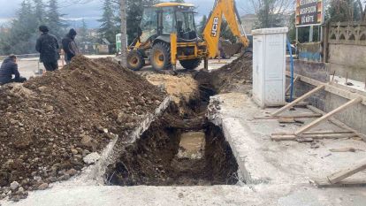 30 bin metre yeni içme suyu hattı çekildi