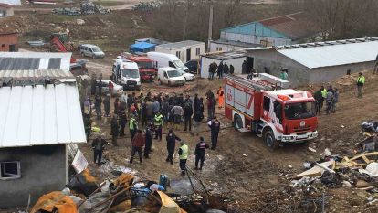 Barakada yangın faciası: 1 işçi hayatını kaybetti