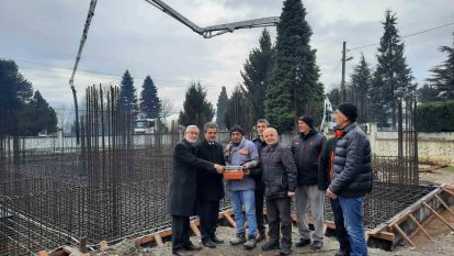 Deprem sonrası yıkılan İstilli Camisinin temeli atıldı