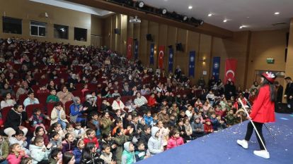 Dilovası'nda çocuklar doyasıya eğlendi