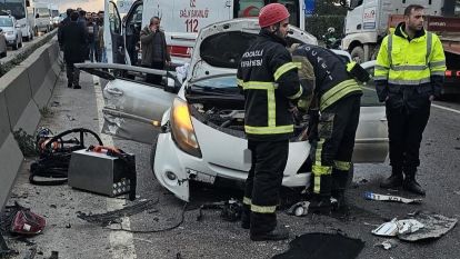 Kocaeli'de 4 araçlı zincirleme kaza: 1 ölü, 1 yaralı