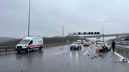 Kuzey Marmara Otoyolu'nda zincirleme kaza: 5 yaralı