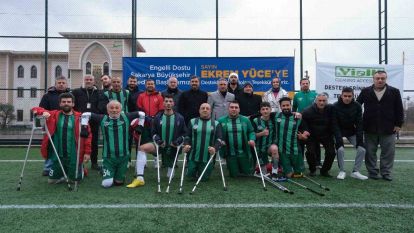 Sakarya Büyükşehir Ampute Futbol takımı evinde rüzgar gibi esti