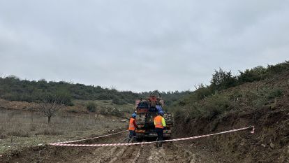 Sakarya'nın ikinci güneş enerji santralinde saha çalışmaları sürüyor