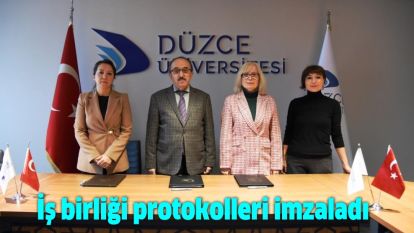 İş birliği protokolleri imzaladı