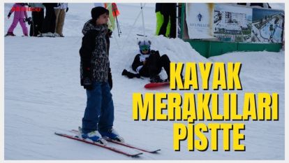 KAYAK  MERAKLILARI  PİSTTE