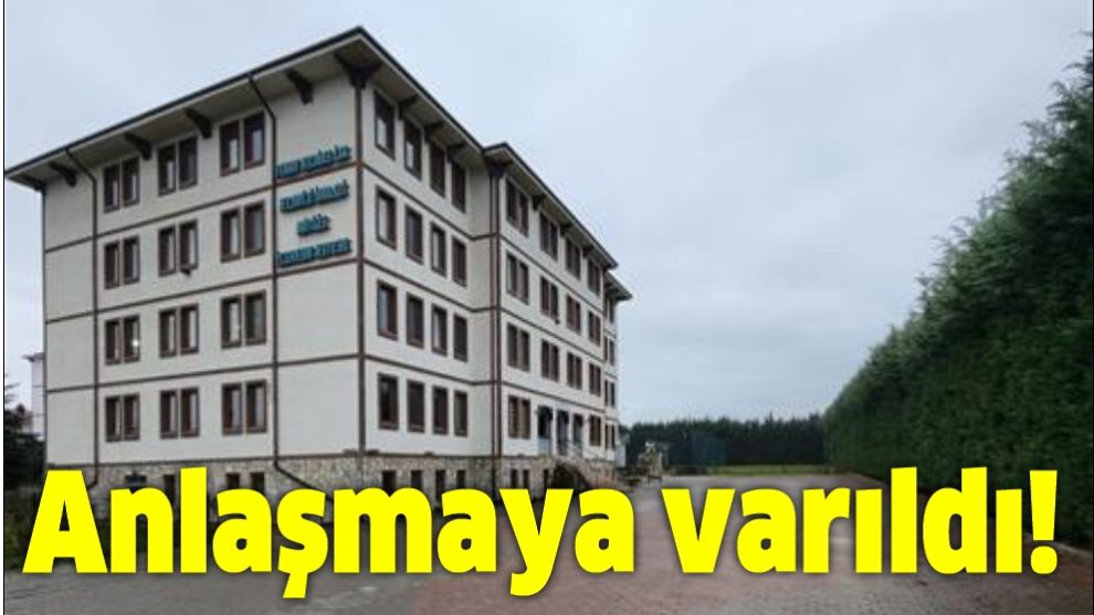 Anlaşmaya varıldı!