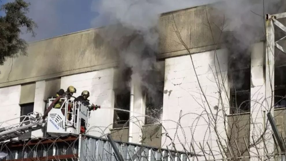Başkentte elektronik yedek parça üretim fabrikasındaki yangın kontrol altına alındı