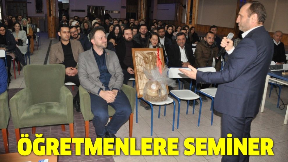 Bolu'da öğretmenlere seminer