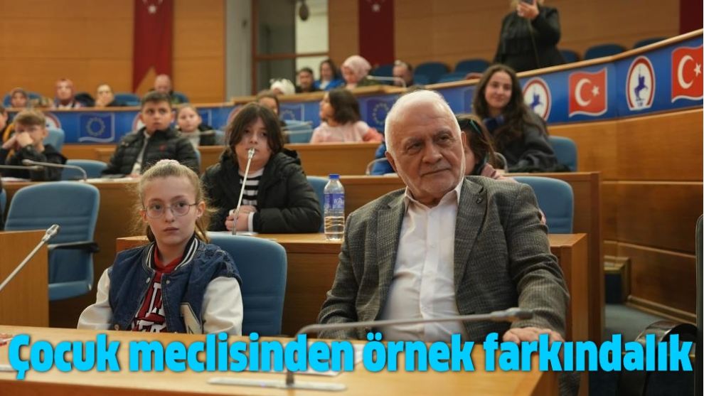 Çocuk meclisinden örnek farkındalık