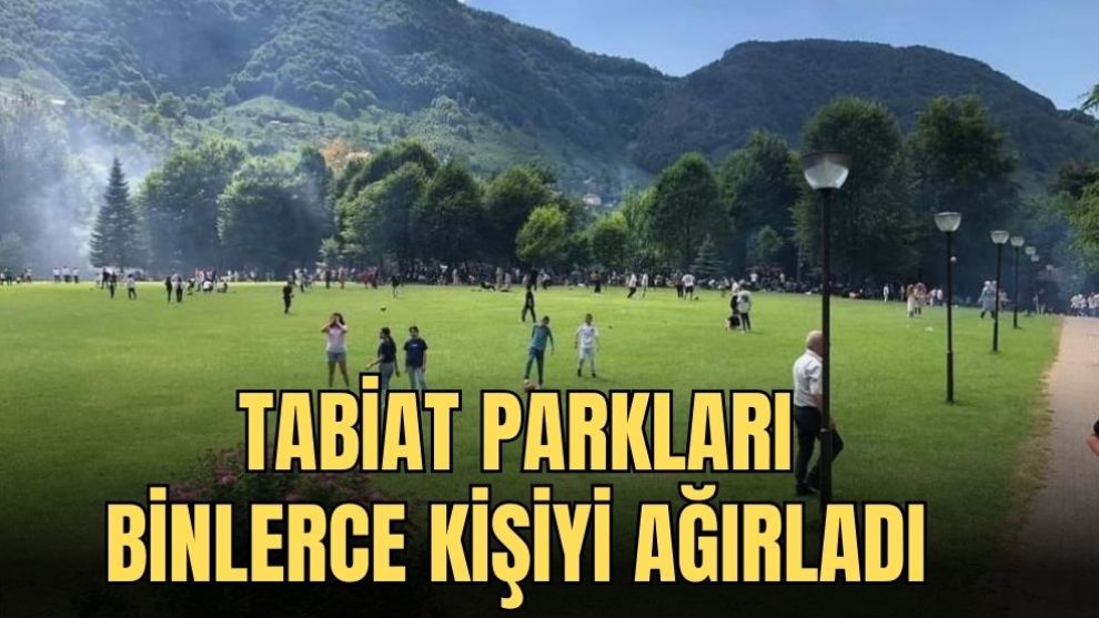 DÜZCE'NİN TABİAT PARKLARI BİNLERCE KİŞİYİ AĞIRLADI