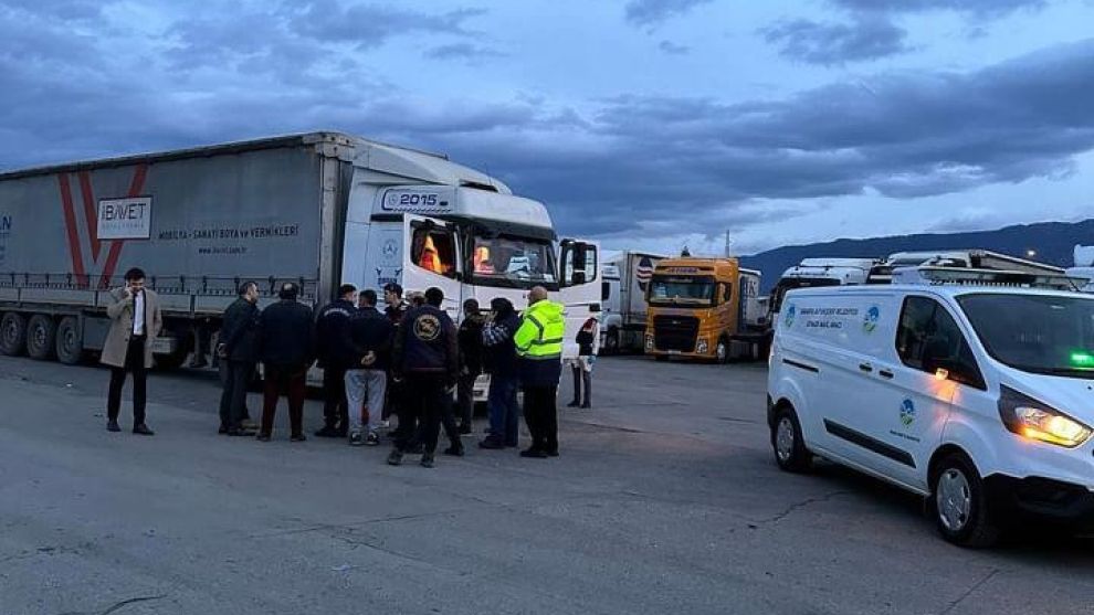 Dinlenme tesisinde park halindeki tırın içinde erkek cesedi bulundu