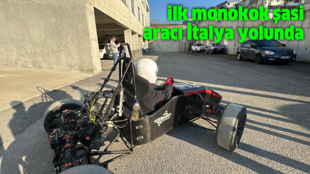 İlk monokok şasi aracı İtalya yolunda