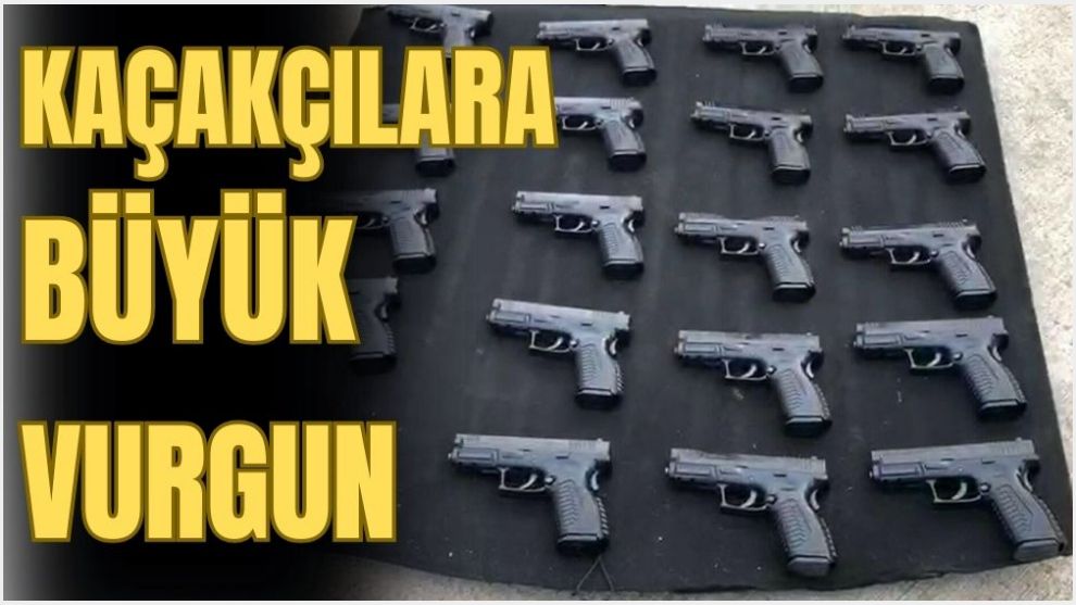 KAÇAKÇILARA BÜYÜK VURGUN