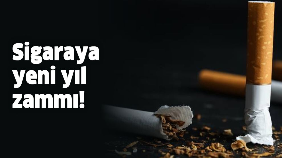 Sigaraya yeni yıl zammı!