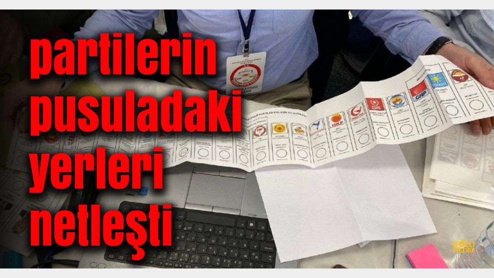 YSK, AKP'nin Birinci Sıraya Çıkmasına İtirazı Reddetti: Partilerin oy pusulasındaki yerleri netleşti