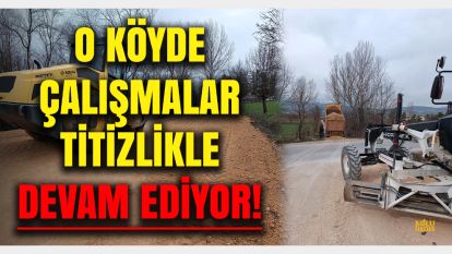 Bolu'da o köyde altyapı çalışmaları titizlikle devam ediyor!