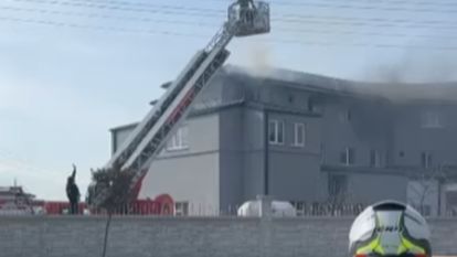 Boluspor altyapı tesislerinde yangın çıktı