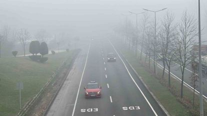 Düzce'de sis etkili oluyor