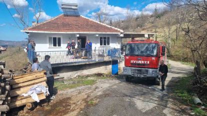 Yığılca'da yangında 1 kişi yaralandı