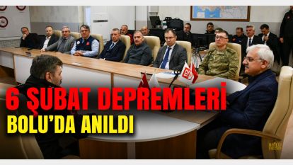 Kahramanmaraş-Pazarcık Depremleri Bolu'da Anıldı:  Valilikten Yardım ve Çalışma Değerlendirmesi