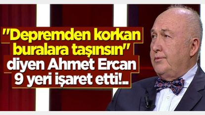 Prof. Dr. Övgün Ahmet Ercan: Deprem Korkusu Olmadan Yaşanabilecek Şehirler Belli