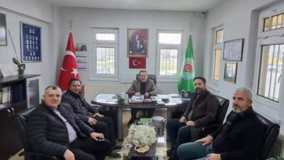 Tarım ve Kırsal Kalkınmayı Destekleme Kurumu Ziraat Odası Başkanı Selim Özer'i ziyaret etti
