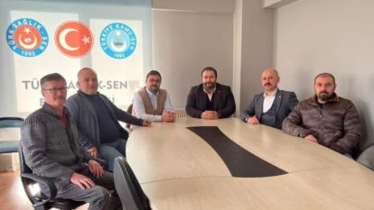 Türk Sağlık Sen Bolu Şube Başkanı Furkan Özübek "Sendikacı dostlarımızı ağırladık”