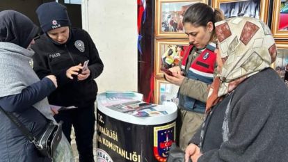 Yeniçağ'da Jandarma ile polis, kol kola bilgilendirme yaptı
