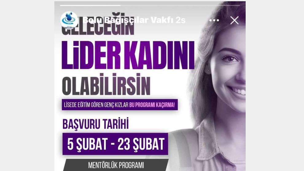 Bolu Bağışçılar Vakfı; kadın girişimcilere 700 bin TL, Liseli Kızlara 50 bin TL