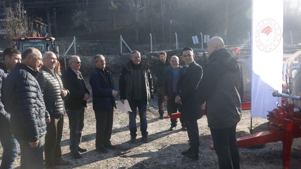 Göynük'te 4 Adet yangın söndürme su tankerlerinin dağıtım töreni gerçekleştirildi