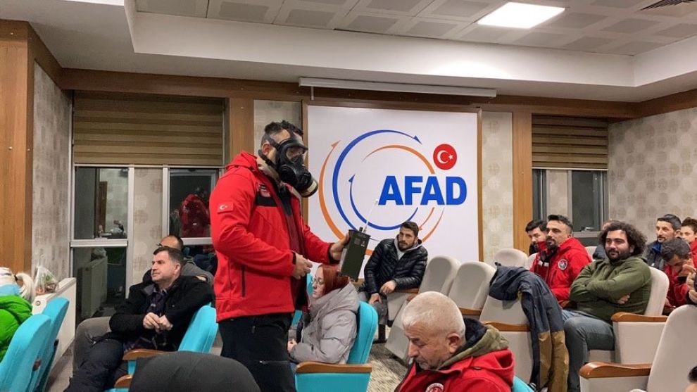 AFAD'dan hazmat eğitimi aldılar