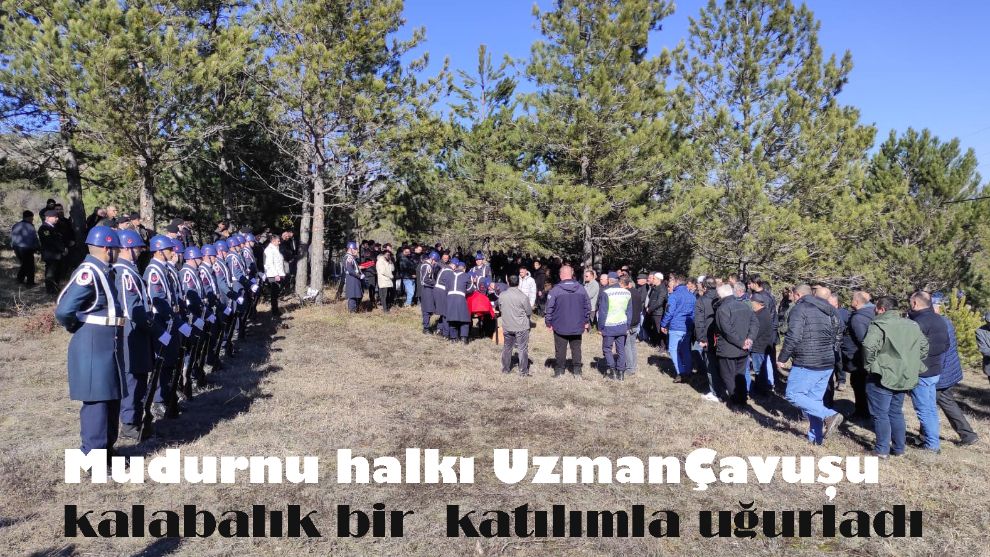 Mudurnu halkı Uzman Çavuşu kalabalık bir katılımla Uğurladı