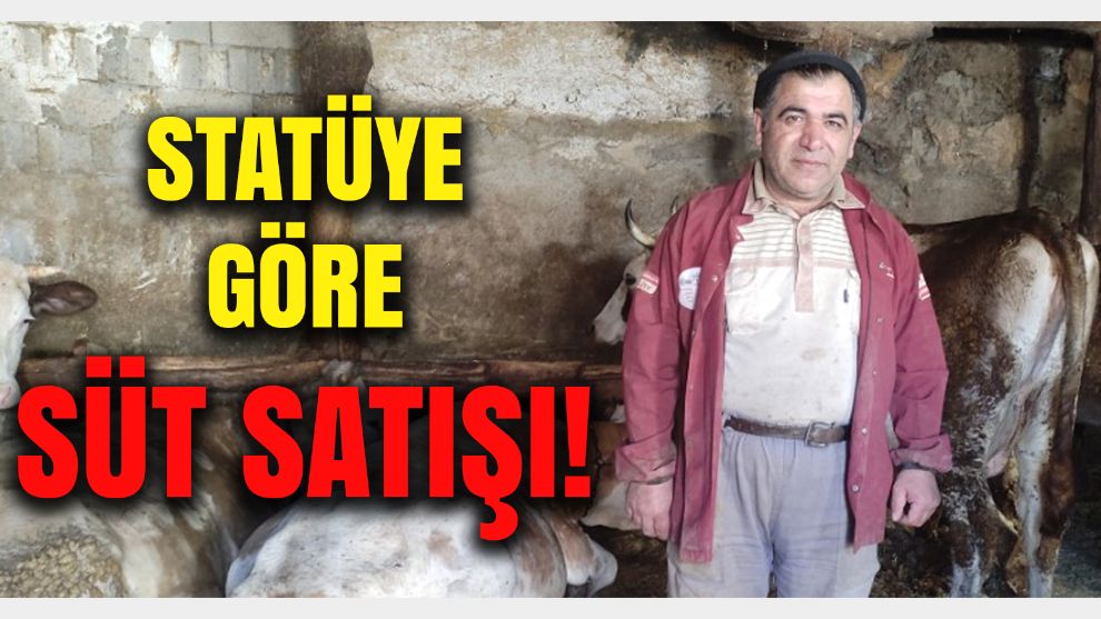 Yozgat'ta Besici Üzeyir Koç, Gelir Düzeyine Göre Süt Satışı Yapıyor
