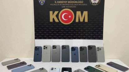 18 kaçak cep telefonu ele geçirildi