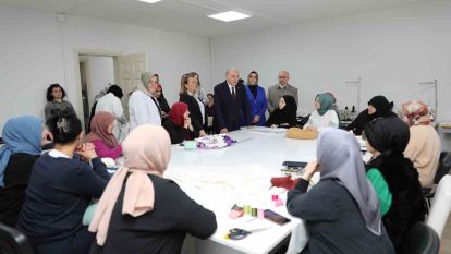 Başkan Özlü kursların yaygınlaştırılacağı müjdesini verdi