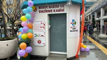 Emzirme ve bebek bakım kabini hizmete açıldı