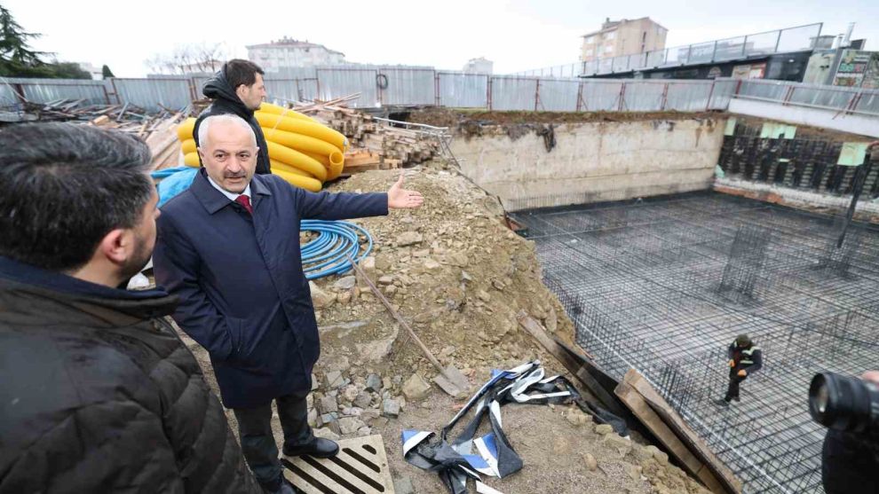 Modern projede ilk beton atıldı