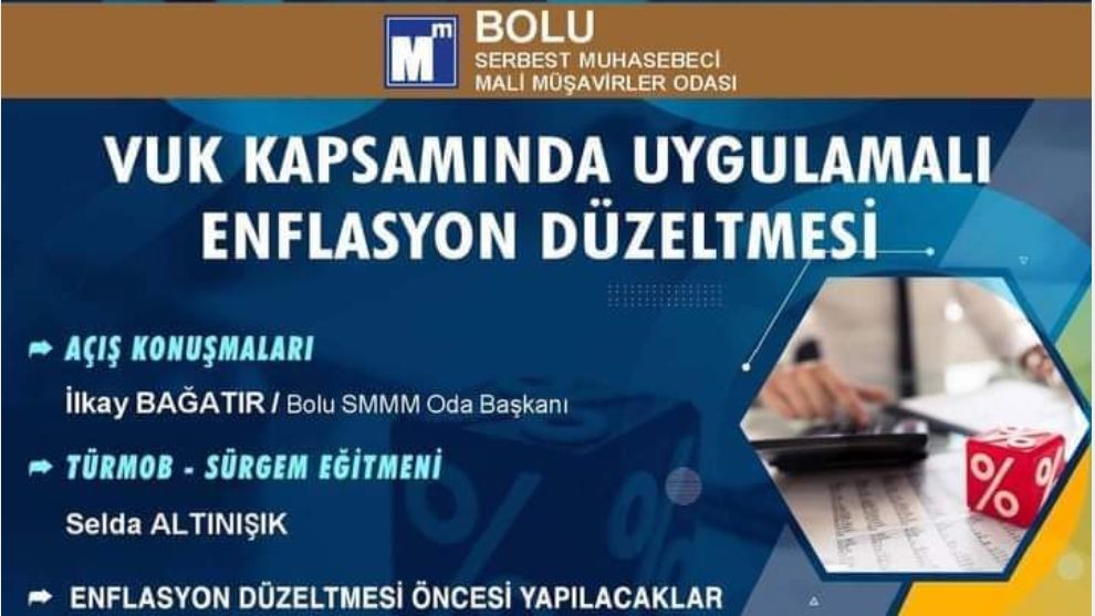 VUK Kapsamında Uygulamalı Enflasyon Düzeltmesi semineri