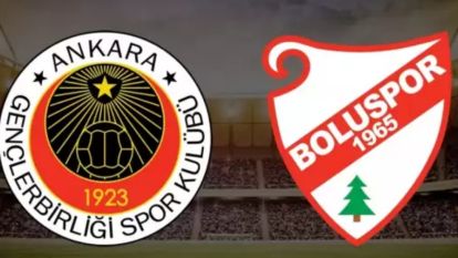 Boluspor - Gençlerbirliği maçı ne zaman, saat kaçta ve hangi kanalda?
